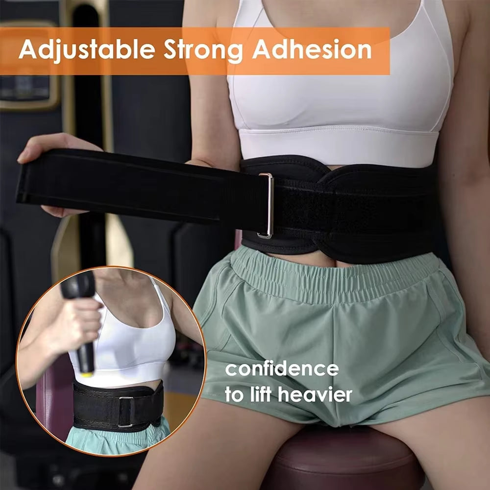 1Pcs Fitness Weight Lifting Belt for Men & Women Gym Belts for Weightlifting, Powerlifting, Strength Training, Squat or Deadlift