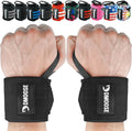 Unleash Your Strength with Dmoose 18" Heavy Duty Wrist Wraps - Pain Relief & Ultimate Support for Weightlifting, USPA Approved for All Athletes